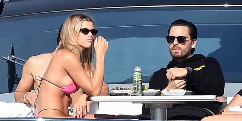 Sofia Richie And Scott Disick On A Yacht In Miami