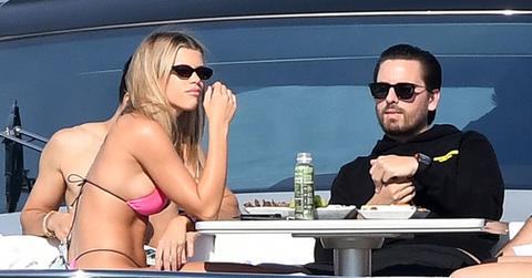 Sofia Richie And Scott Disick On A Yacht In Miami