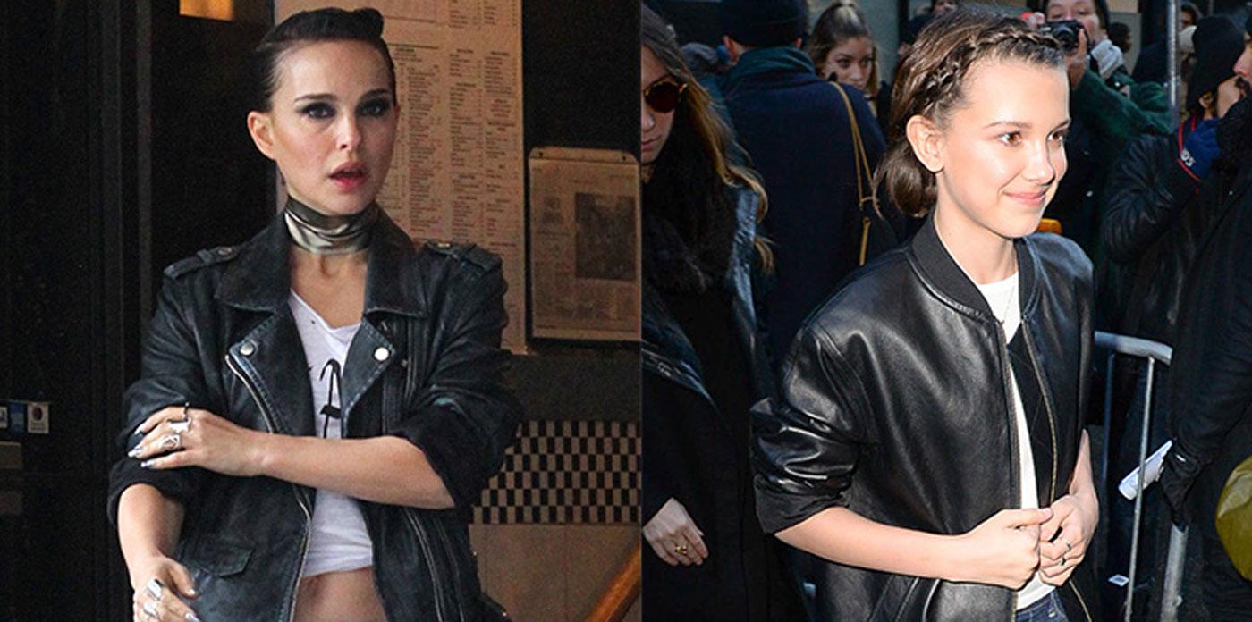 Natalie portman millie bobby brown twins pics