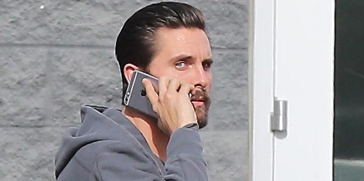 *EXCLUSIVE* Scott Disick sips Canada Dry in his Bentley