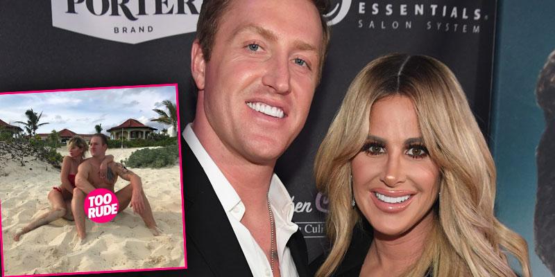 Kim Zolciak Kroy Biermann Naked Beach Revealing Photo