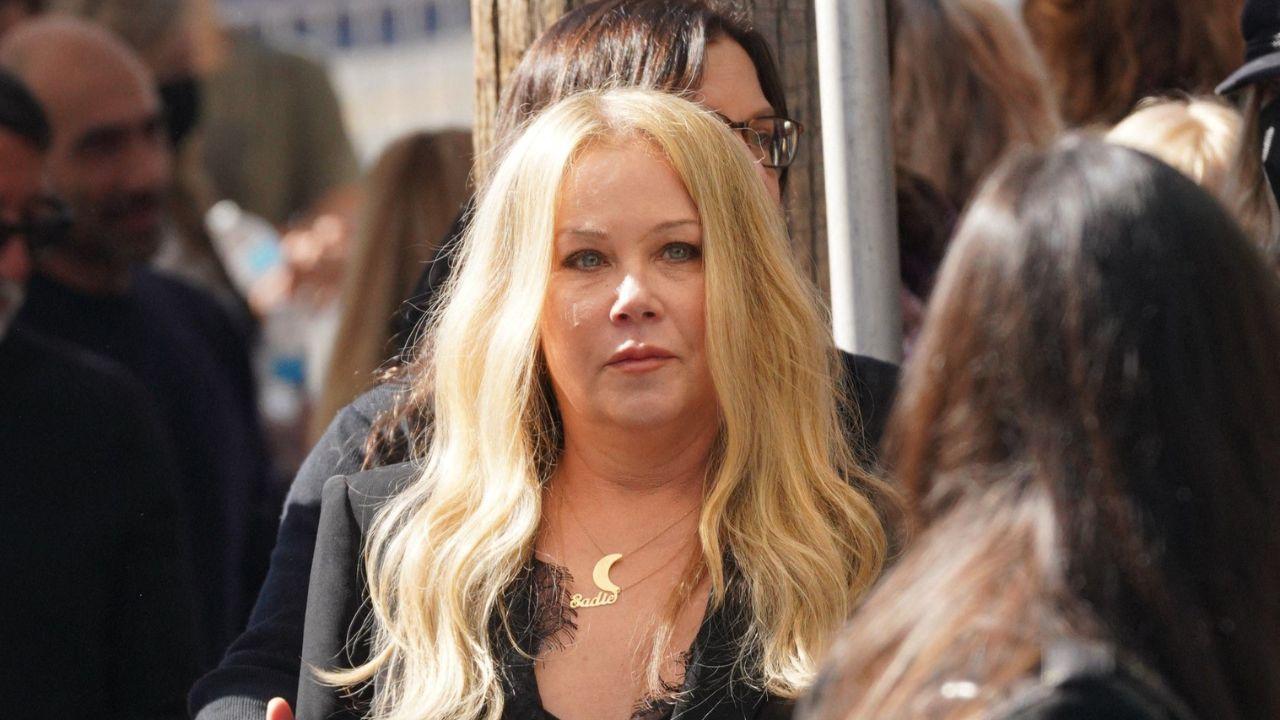 Image of Christina Applegate continued to receive emotional support from friends as she navigated the physical and emotional challenges of her health woes.