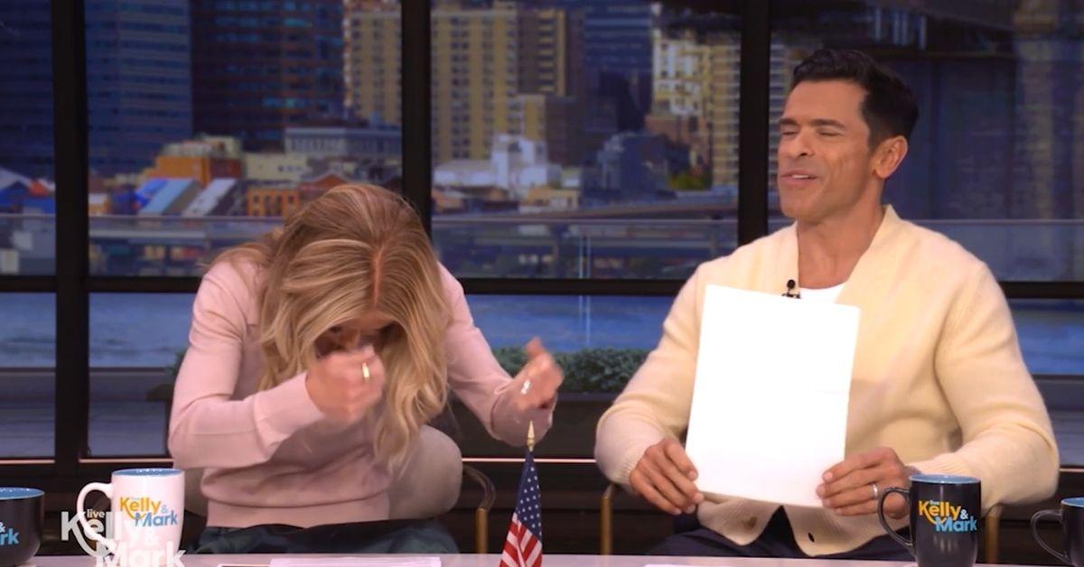 image of Kelly Ripa recalled an unexpected hotel incident in Los Angeles involving a drone she believed was near her window after a shower.