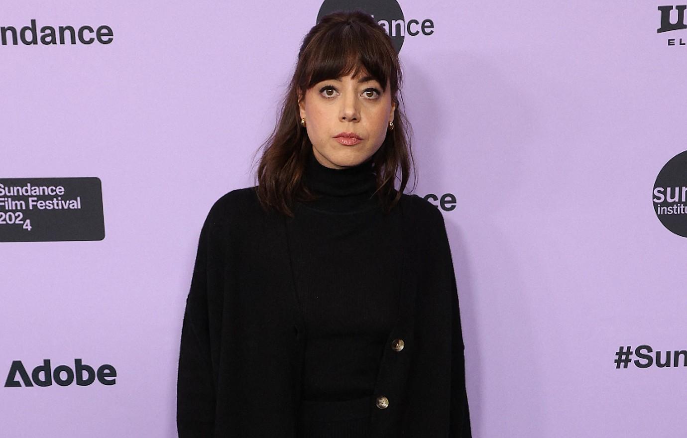 aubrey plaza forgot talk freaky stroke paralyzed