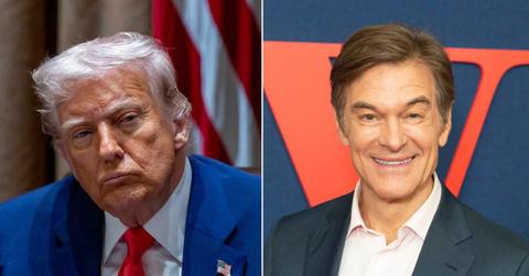 Composite photo of Donald Trump and Dr. Oz