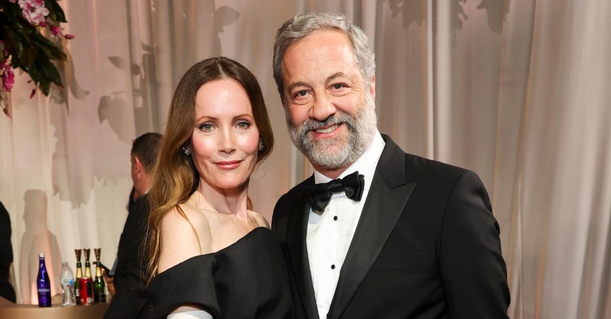 Photo of Apatow attended the show with wife Leslie Mann.