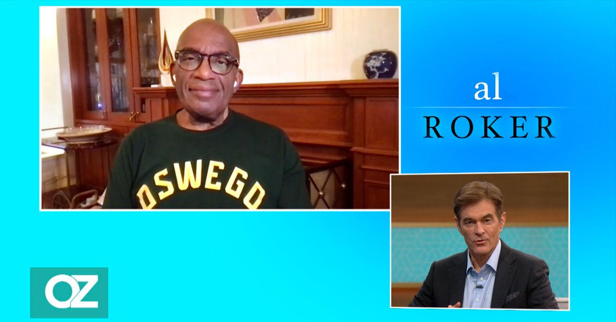 al roker talks prostate cancer covid  vaccine dr oz show interviewp pf