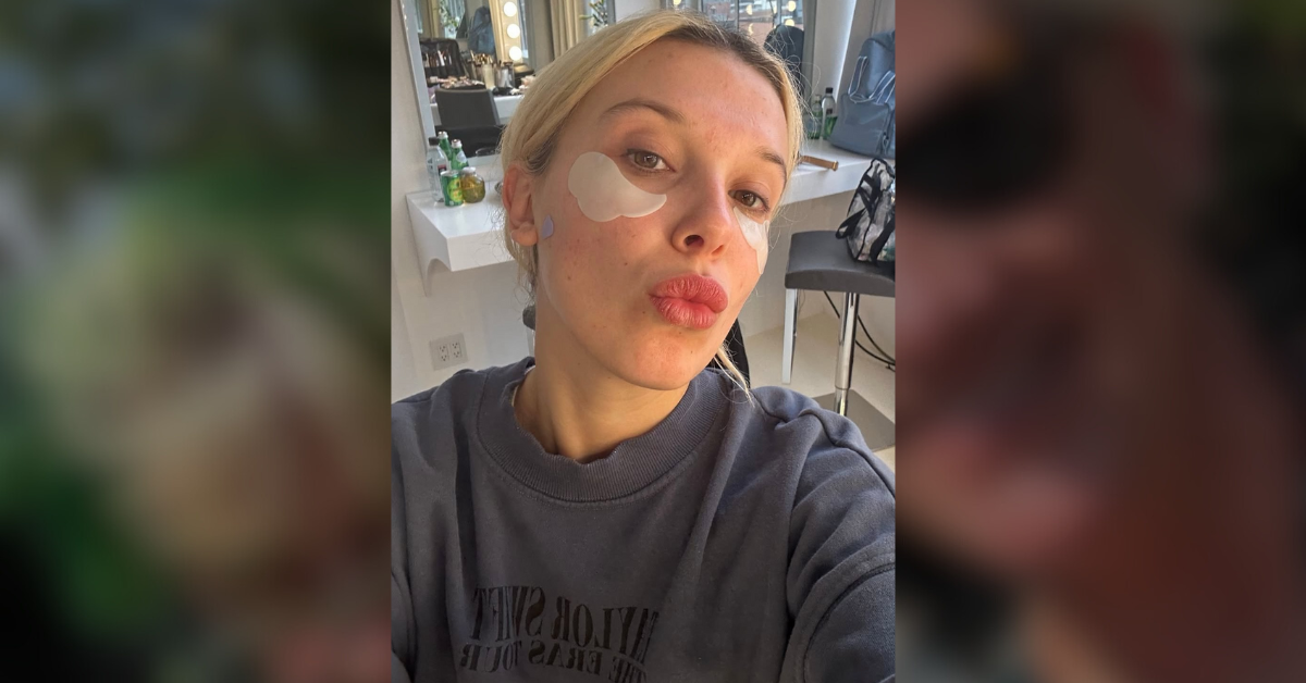 Millie Bobby Brown Glows in Makeup-Free Selfies While Repping Taylor Swift