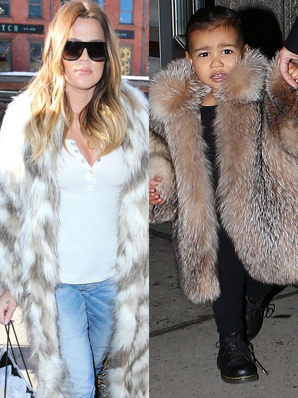 Kardashians copying north west style splash