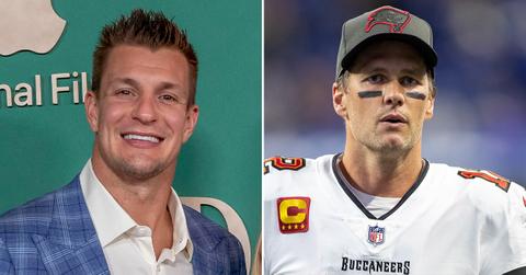 rob gronkowski criticizes tom brady shirtless thirst trap pp