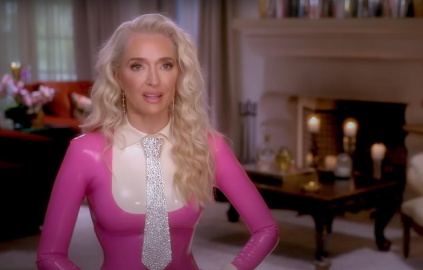 erika jayne shades denise richards strange behavior confrontation