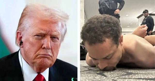 Split photo of Donald Trump and Cole Tomas Allen