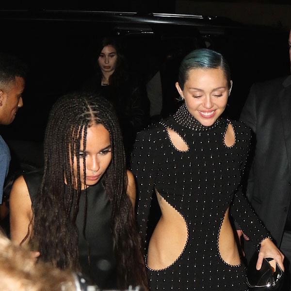 Zoe kravitz miley cyrus crush