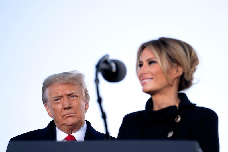 donald trump melania slams judge funeral