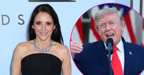 Composite photo of Julia Louis-Dreyfus and Donald Trump.
