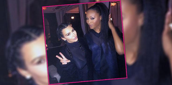 Cynthia Bailey Kim Kardashian Meetup Dinner