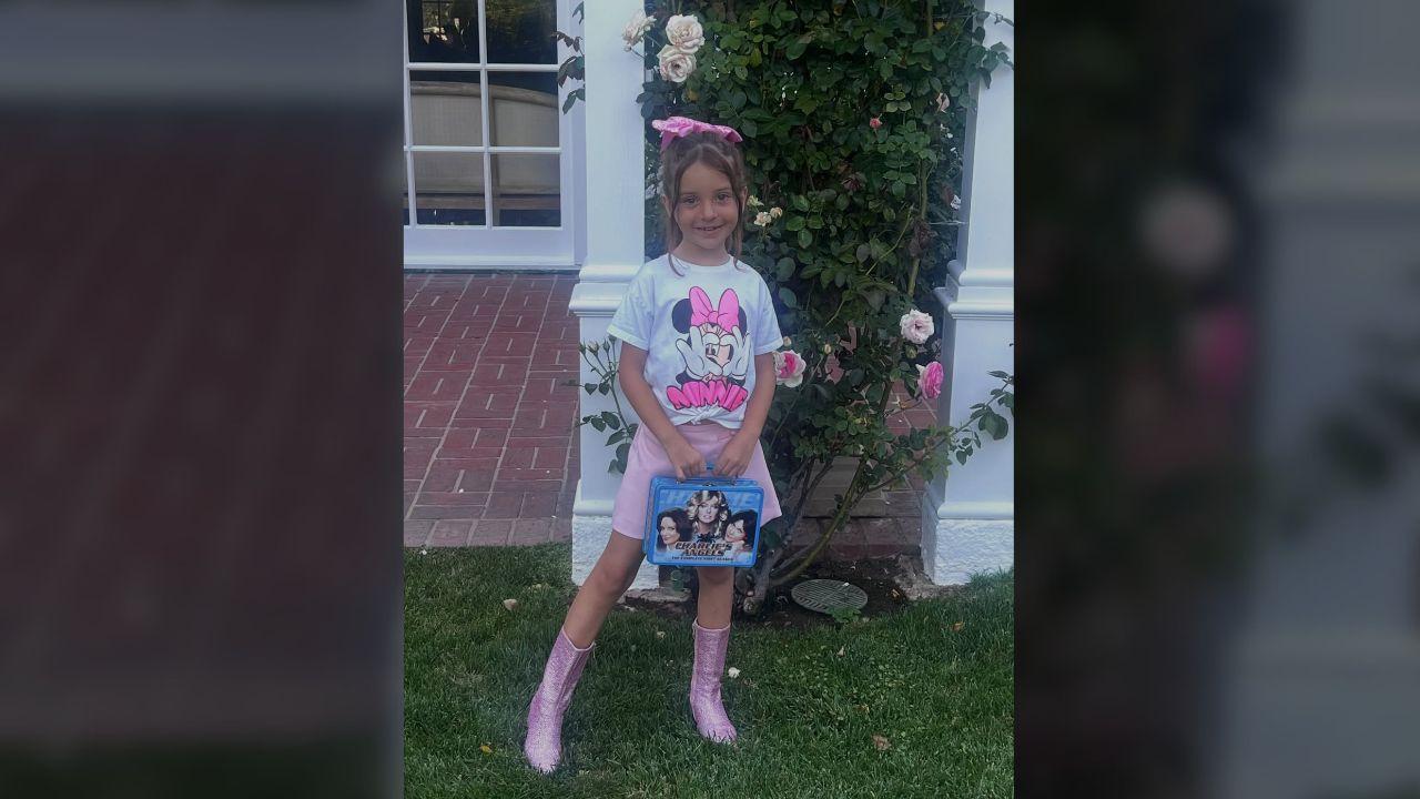 Photo of Jaclyn Smith shared a photo of her granddaughter using a 'Charlie's Angels' lunchbox.