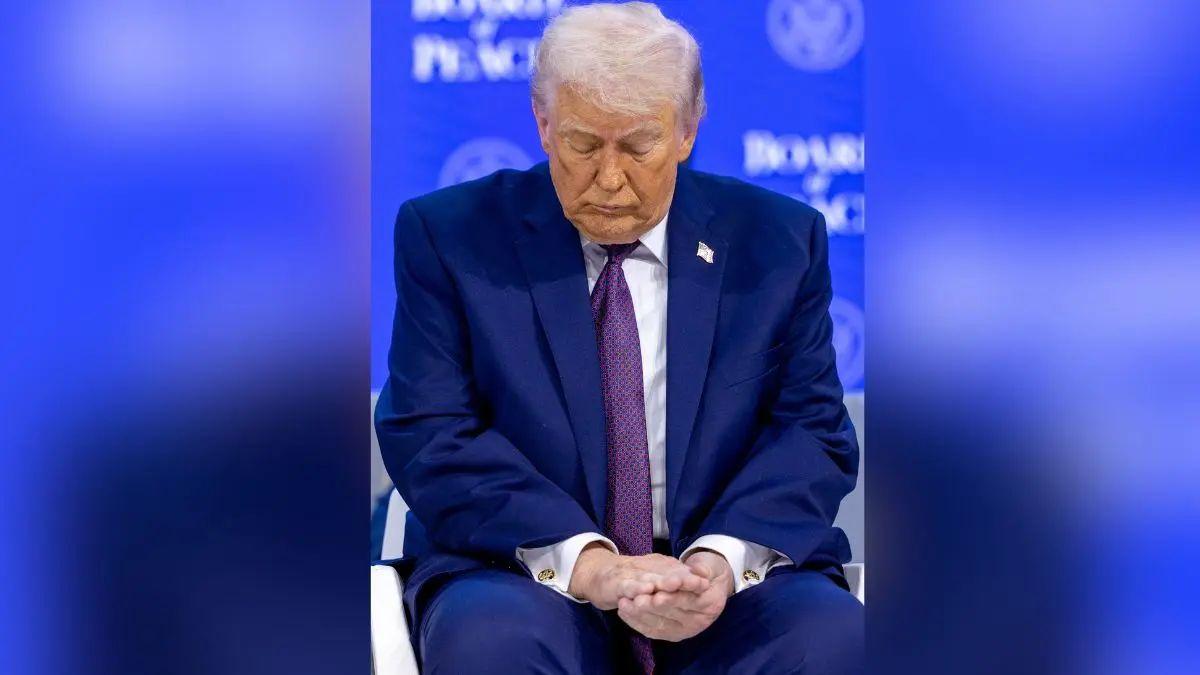 image of Donald Trump said the committee could replace the United Nations.