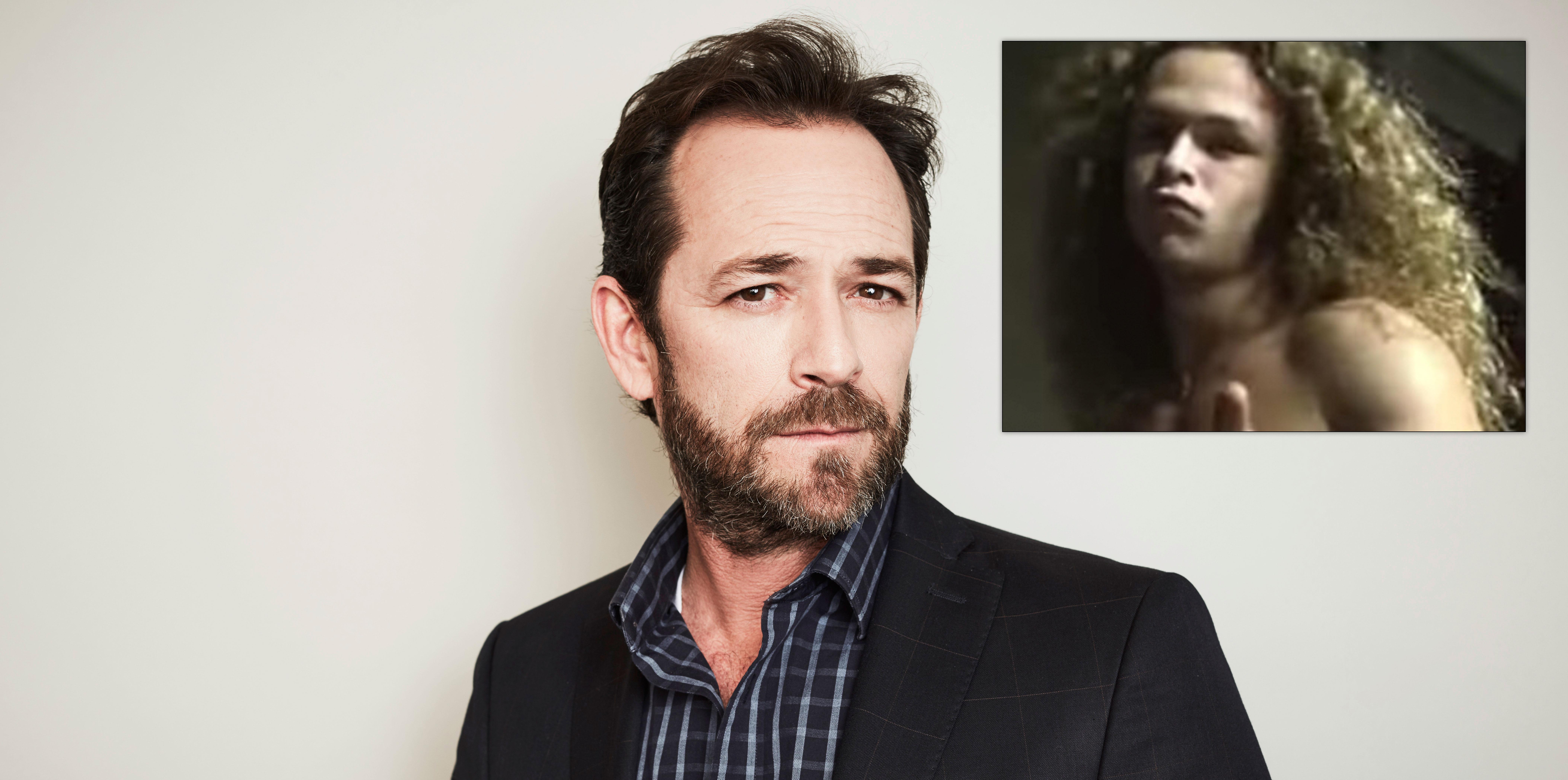 Luke perry watches pro wrestler son jungle boy