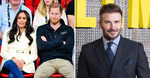 meghan markle ordered prince harry ignore david beckham invictus games press