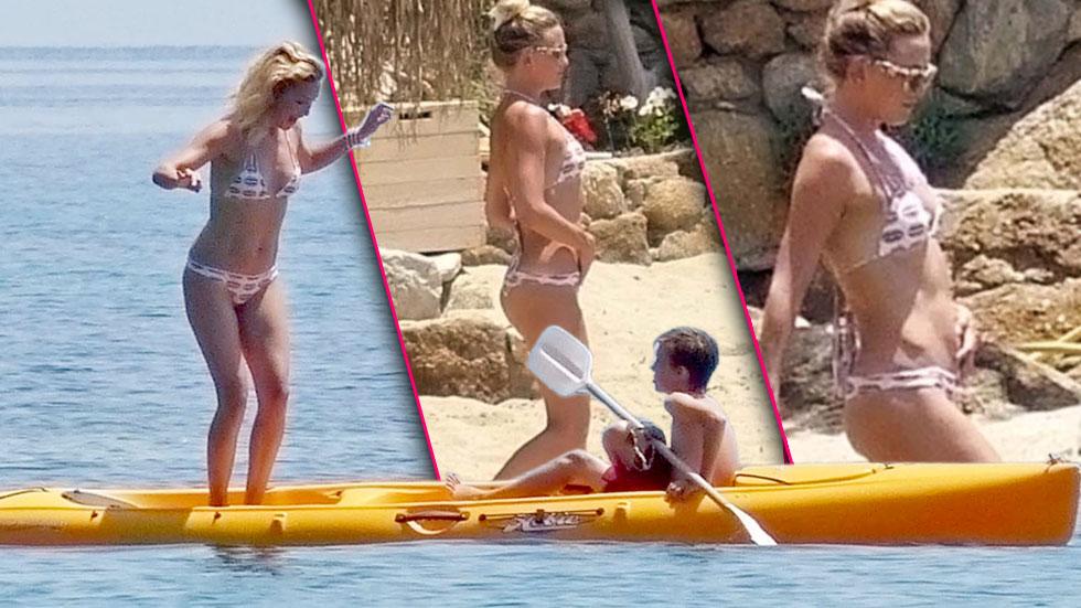 Kate Hudson and family vacation together in Greece