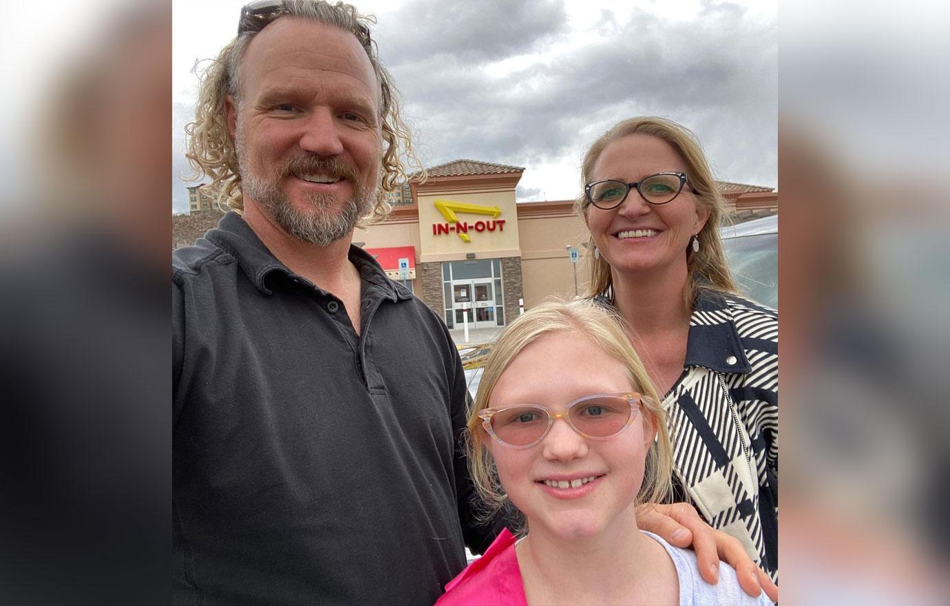 sister wives christine brown aunt claims never happy marriage kody brown split