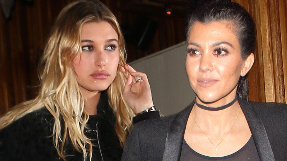 Kourtney kardashian snubs hailey baldwin 07