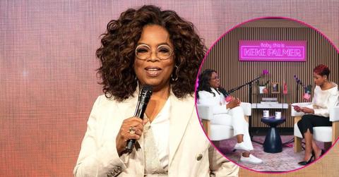 Split Photo of Oprah Winfrey and Keke Palmer