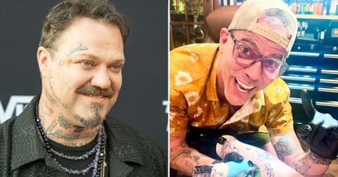 Split Image of Bam Margera and Steve-O.
