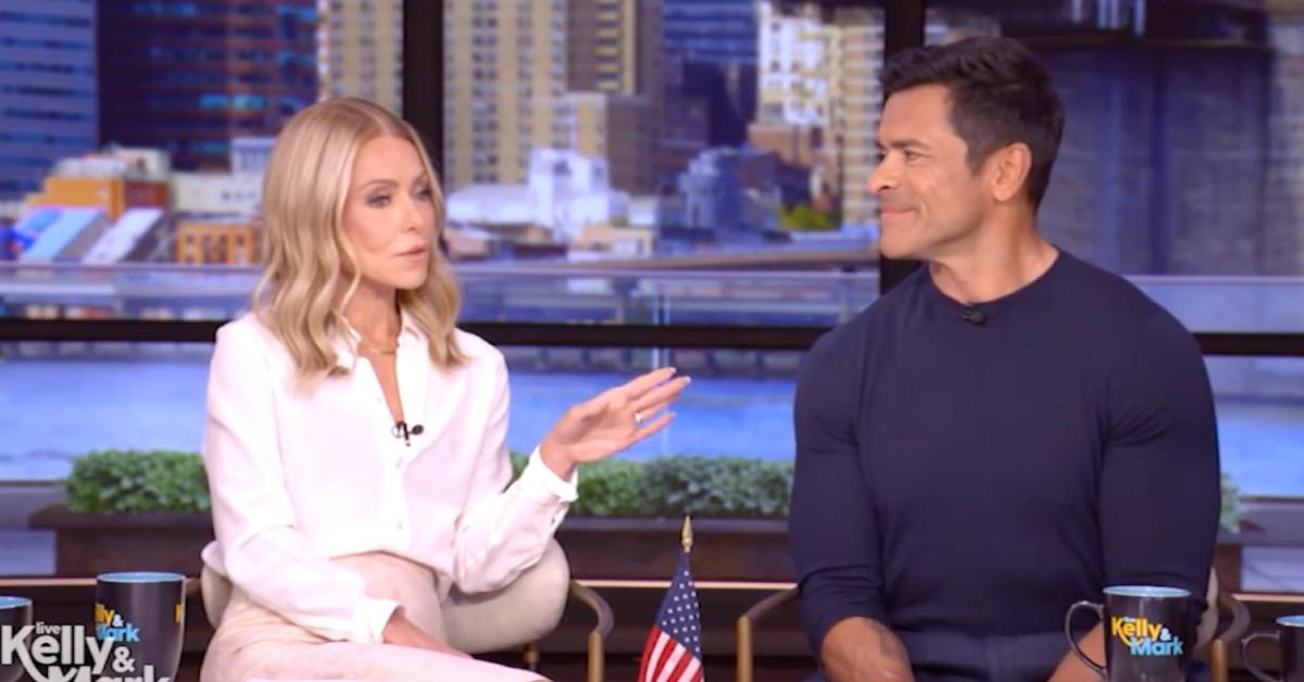 Image of Mark Consuelos started co-hosting 'Live' with his wife, Kelly Ripa, in 2023.