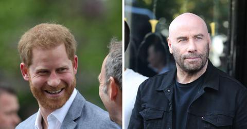 john travolta driving force prince harry being living legend