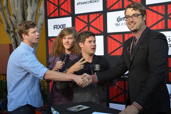 Anders Holm, Blake Anderson, Adam DeVine and Jonah Ray