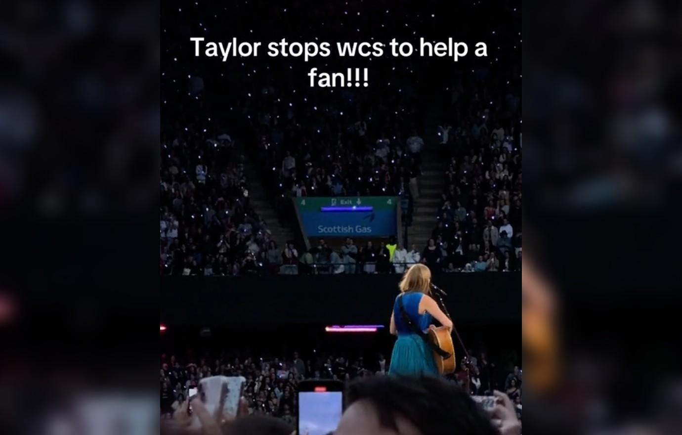 taylor swift concert stop