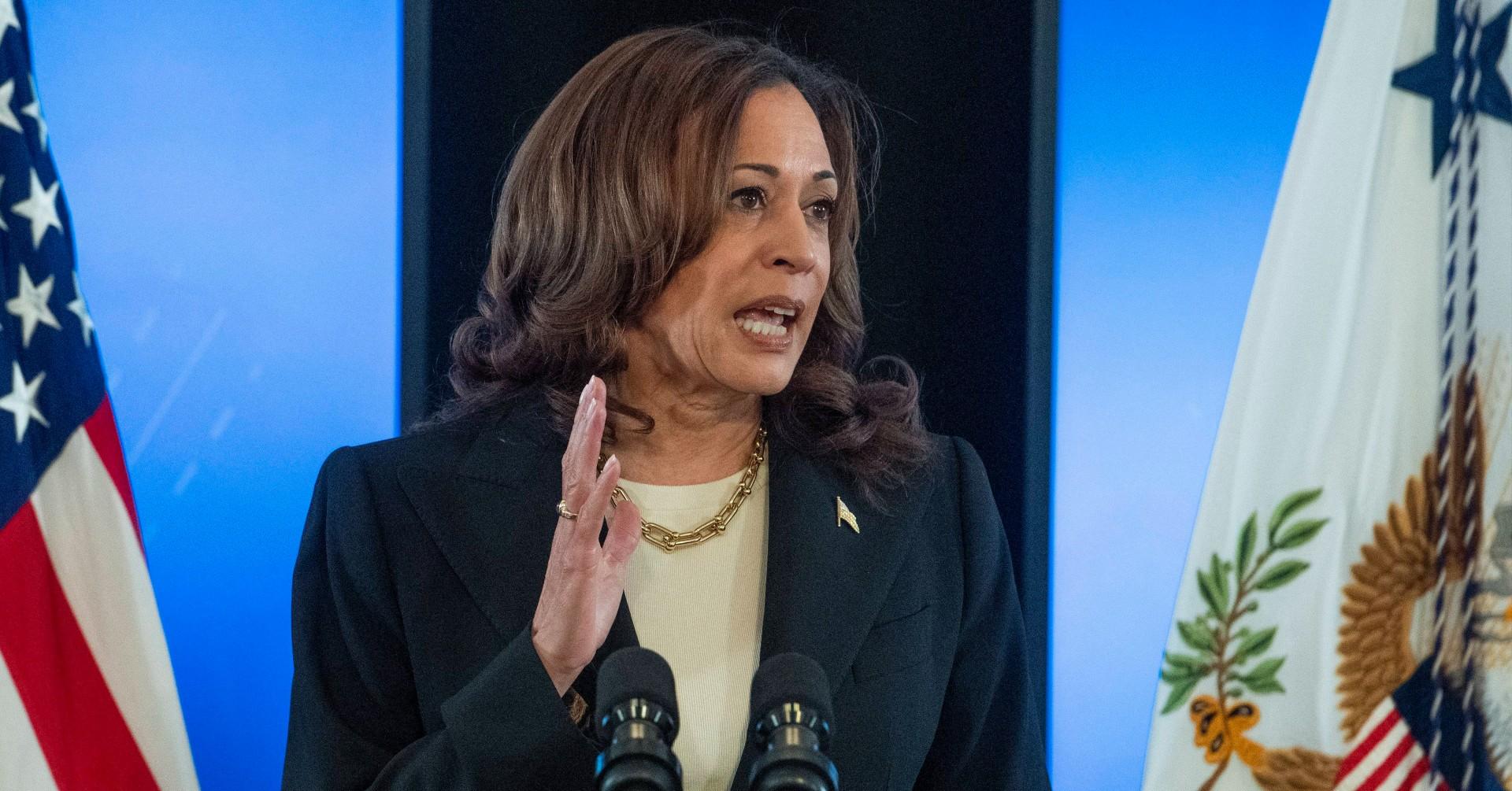 Photo of Kamala Harris. 