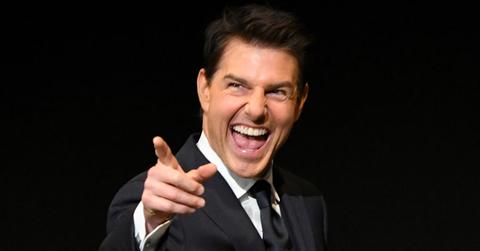 tom cruise suit laughing