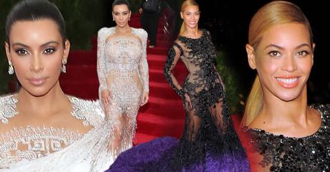 Kim kardashian copies beyonce 2015 met gala
