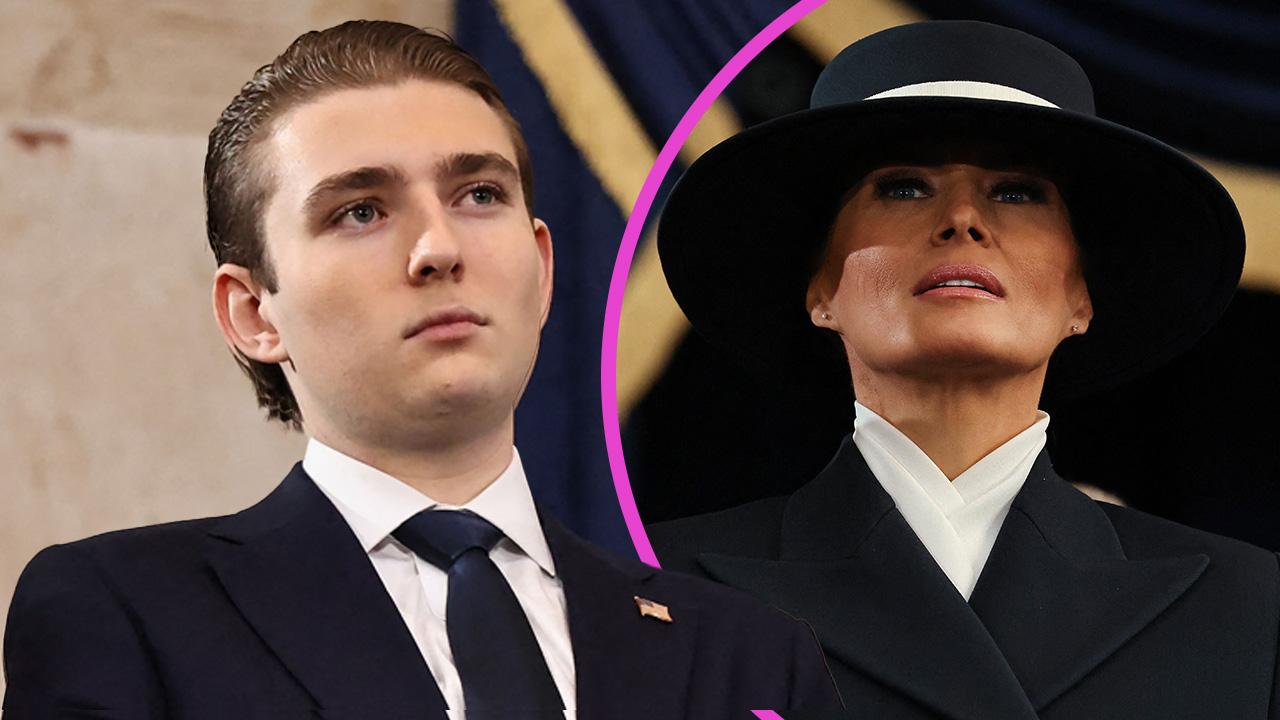 Barron and Melania Trump