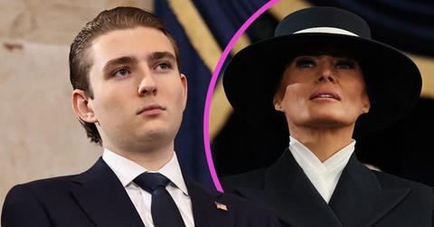 Barron and Melania Trump