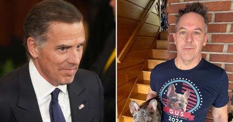 Split image of Hunter Biden and Greg Gutfeld