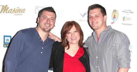 Caroline, Chris and Albie Manzo