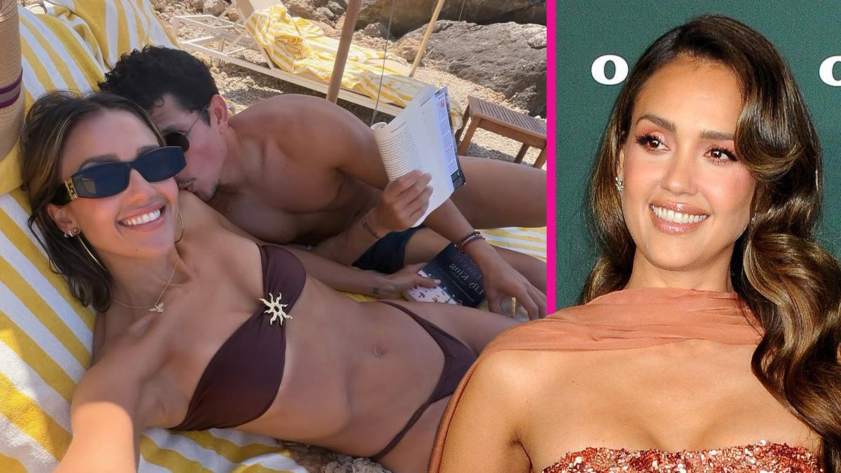 Image of Jessica Alba wowed in photos from her couple's getaway.