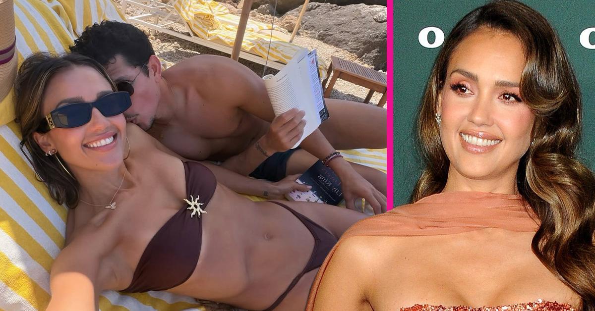 Bikini-Clad Jessica Alba Packs on the PDA With Boyfriend Danny Ramirez During Romantic Italian Vacation: Photos