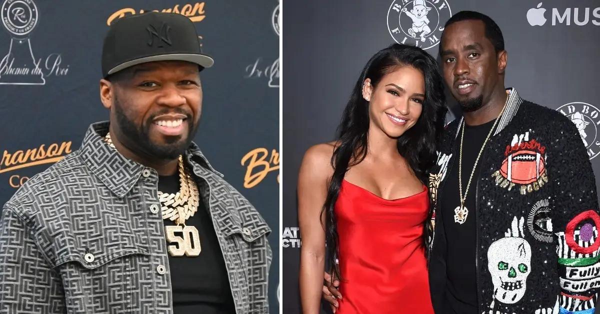 Photo of 50 Cent, Cassie Ventura and Sean 'Diddy' Combs