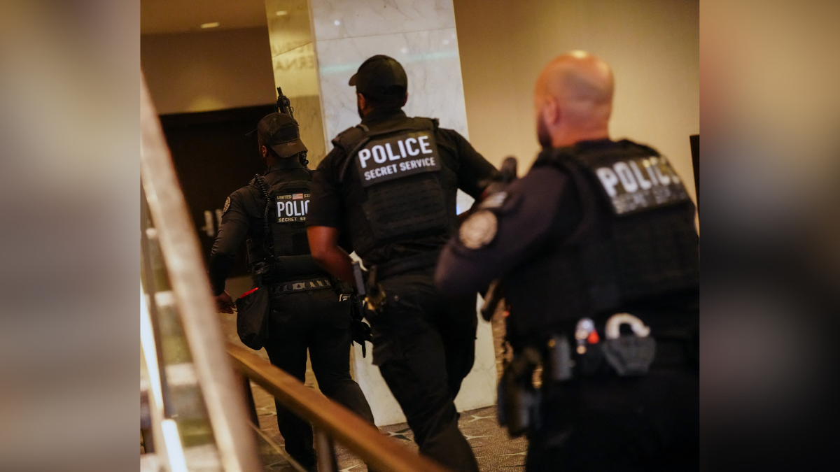 Image of The White House Correspondents' Dinner was canceled after the shooting.