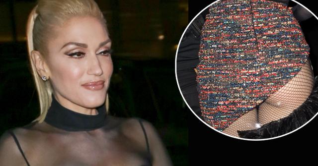 Wardrobe Malfunction Gwen Stefani Completely Pops Out Of Her Risqu Ensemble