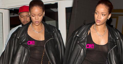 Rihanna showing nipple ring nude