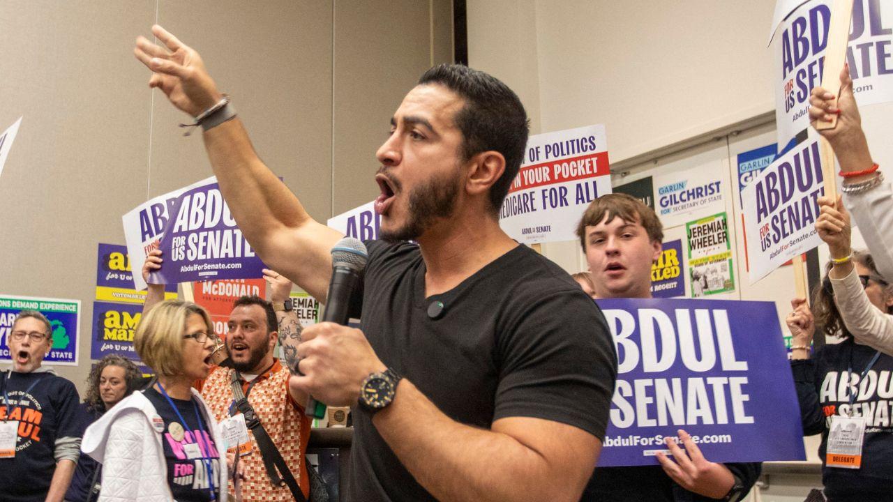 Image of The Michigan Senate candidate said his older posts were deleted to prevent them from being taken out of context.