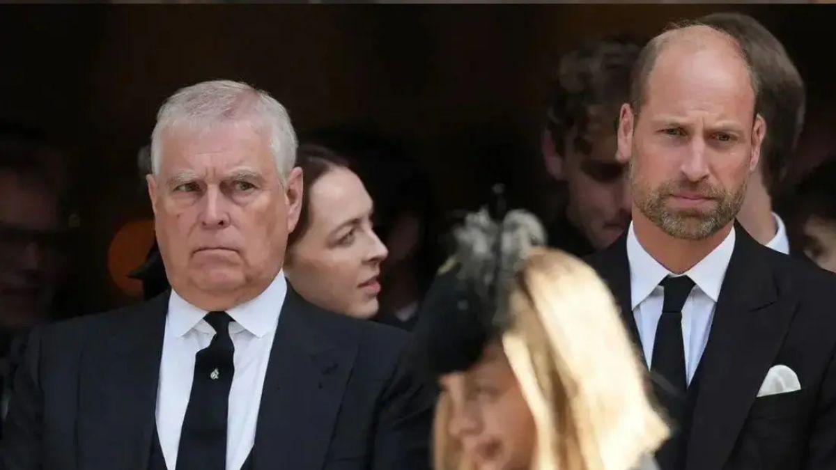 image of Prince William and prince Andrew