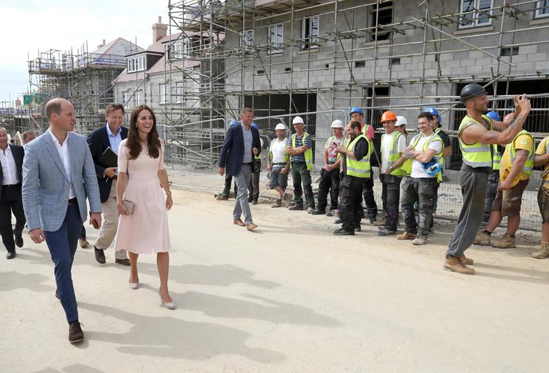 The Duke &amp; Duchess Of Cambridge Visit Cornwall