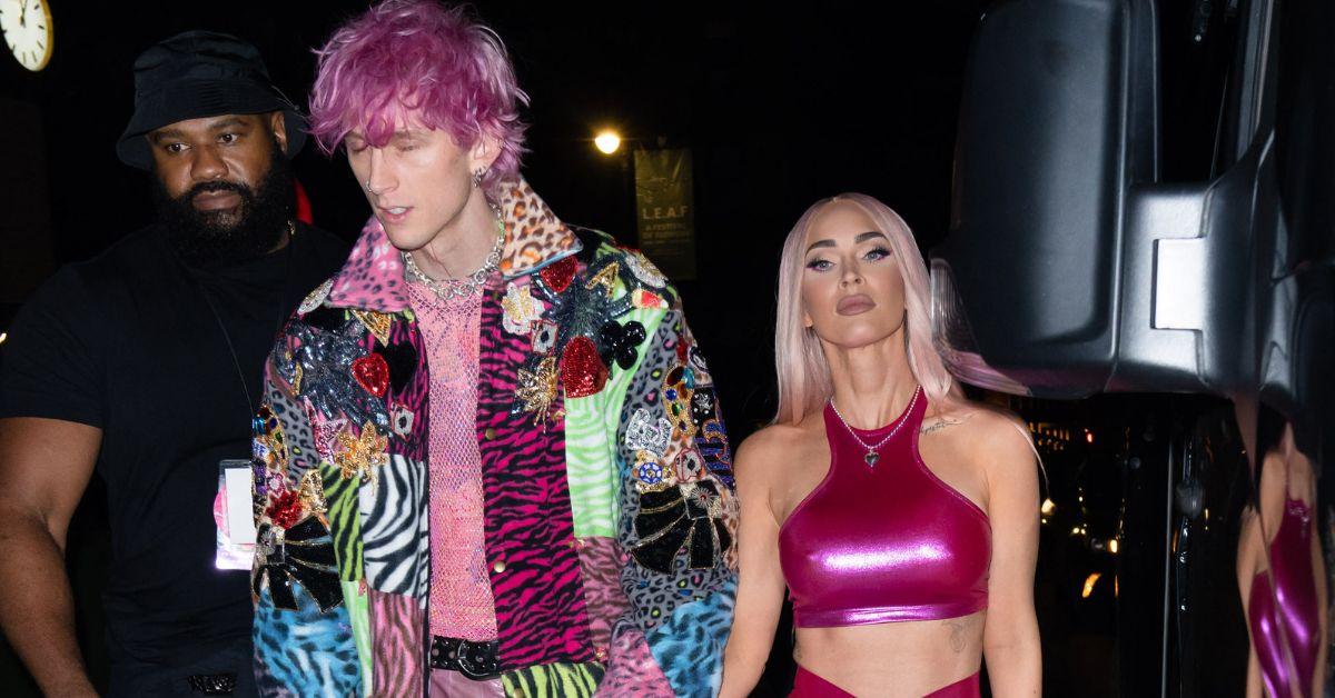 Image of Megan Fox and Machine Gun Kelly got engaged in January 2022.
